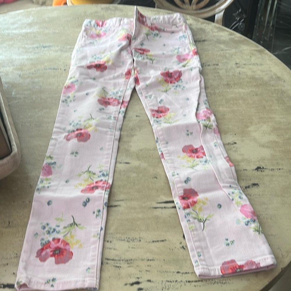 Gap 1969 floral pink skinny jeans size 12 regular bundle to save work once